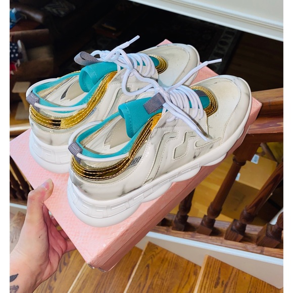 Cape Robbin Athena Marble Clear Sneakers 9 - Picture 8 of 10